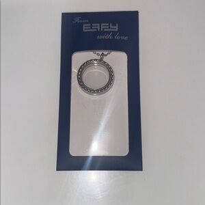 EFFY Silver Charm Locket Pendant Necklace